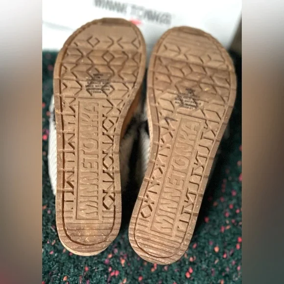 🎸MINNETONKA🎸🔥NWT🔥Posey Wedge in Black/Natural Stripe—7 - Picture 15 of 16